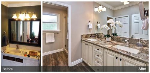 4 - Master Bath Remodel Before and After