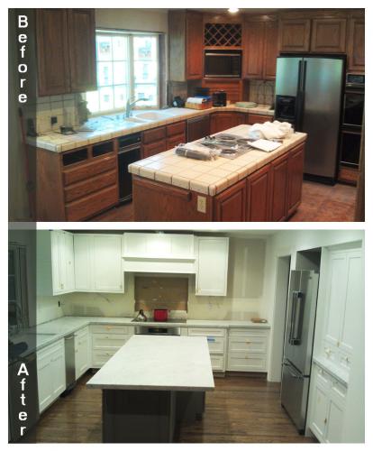 6 - Kitchen Remodel Before and After