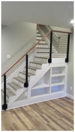 Basement Modern Stairs