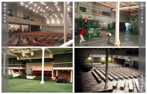 Church Auditorium Before-After