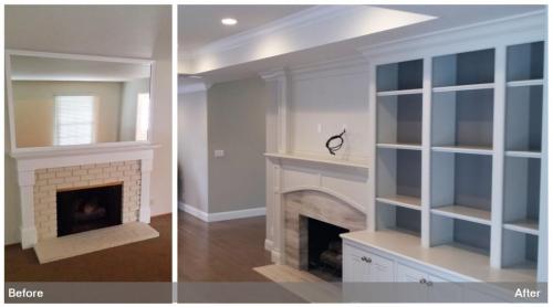 Fireplace Before-After